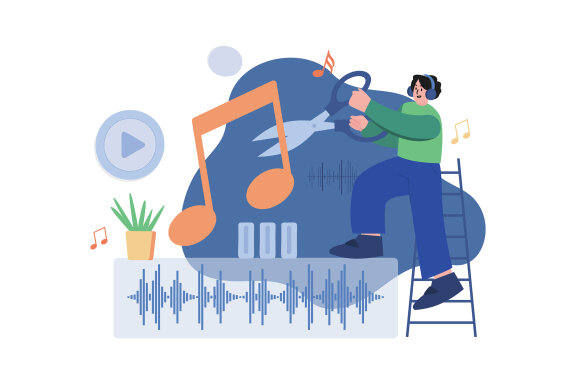 M451_Podcast Audio Illustration Pack