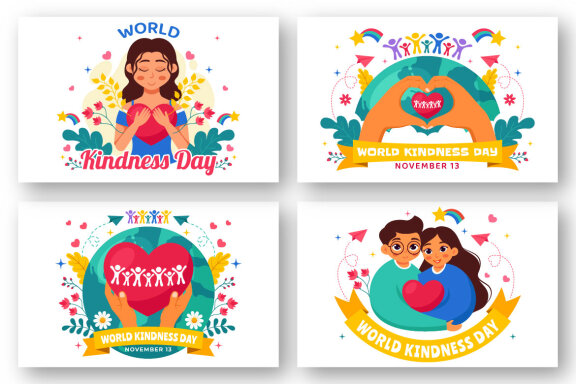 10 World Kindness Day Illustration