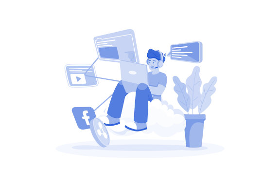 M743_Digital Marketing Illustration Pack