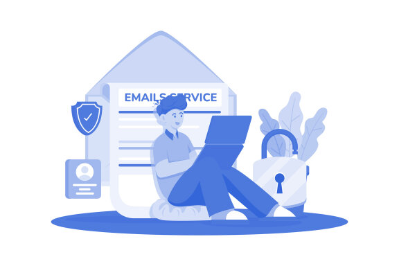 M741_Email Service Illustration Pack