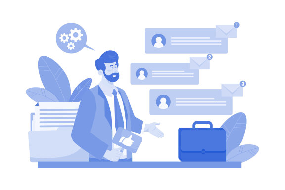 M738_Email Service Illustration Pack 1