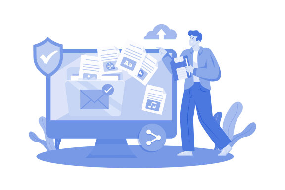 M738_Email Service Illustration Pack 1