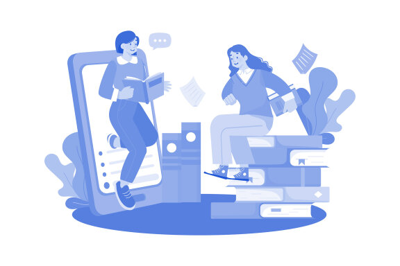 M736_ Social Network Illustration Pack 2