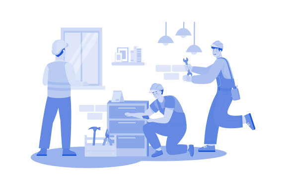 M735_Construction Services Illustration Pack 1