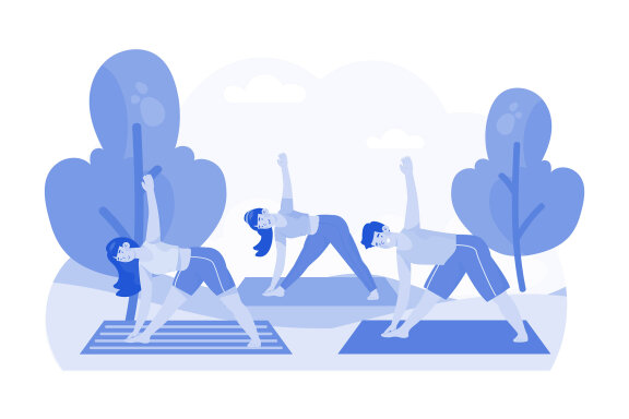 M734_Morning Activity Illustration Pack 1