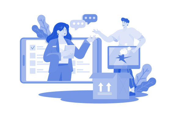 M733_Customer Support Illustration Pack 2