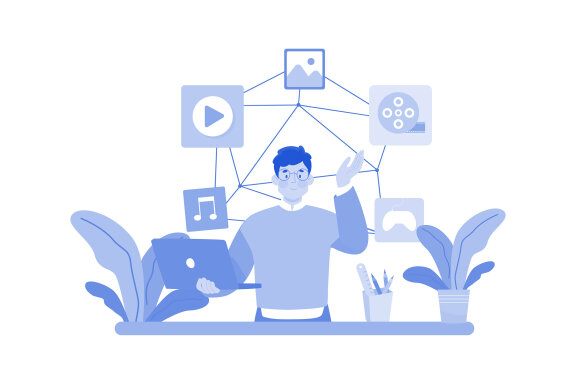 M727_Digital Marketing Illustration Pack 1