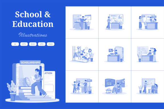 M721_Education Illustration Pack 2