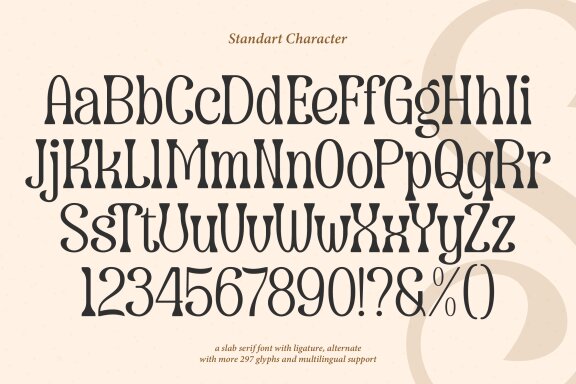 Dearshy Haislein | Slab Serif Font