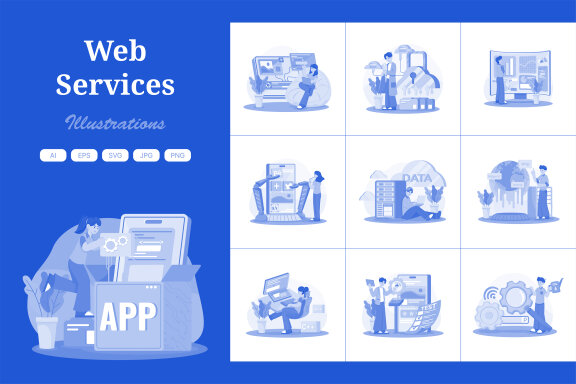 M709_Web Services Illustration Pack