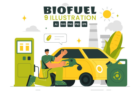 9 Biofuel Life Cycle Illustration