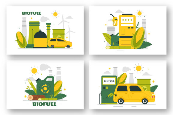 9 Biofuel Life Cycle Illustration