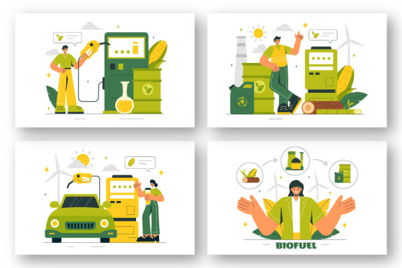 9 Biofuel Life Cycle Illustration