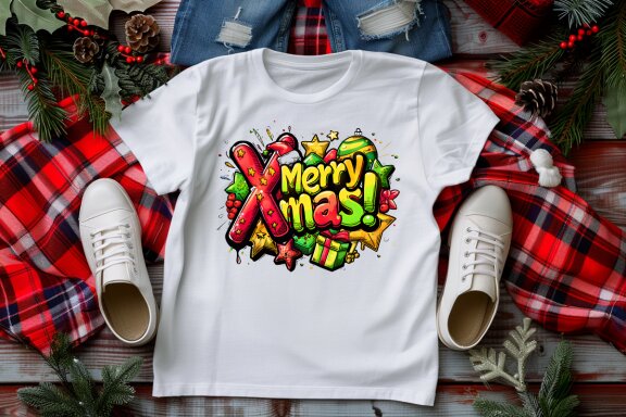 Retro Style Christmas Word Bubble Bundle
