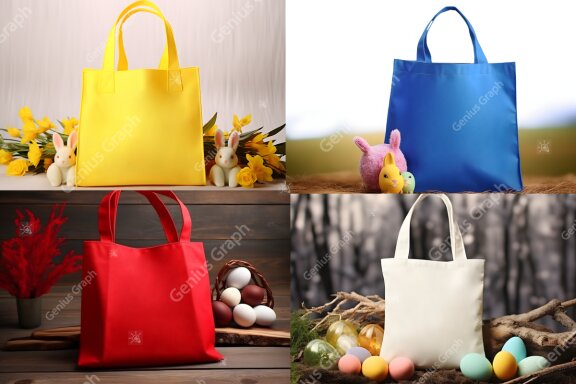 Easter Sunday Tote Bag Mockup Bundle