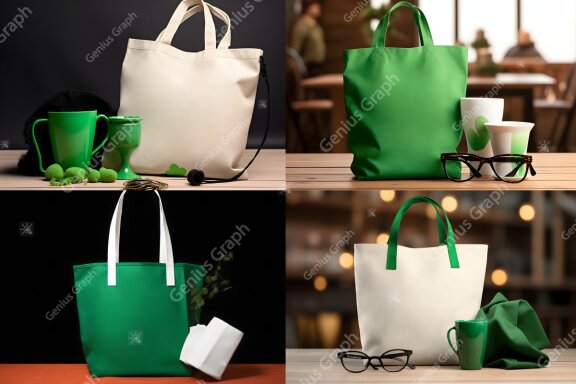 St Patrick's Tote Bag Mockup Bundle