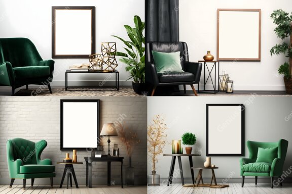 St Patrick's Wall Art Frame Mockup Bundle