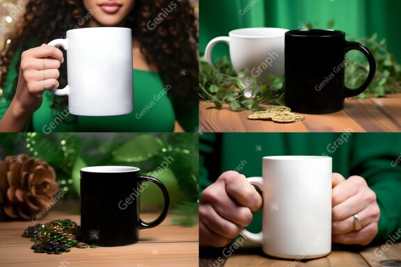 St Patrick's Mug Mockup Bundle
