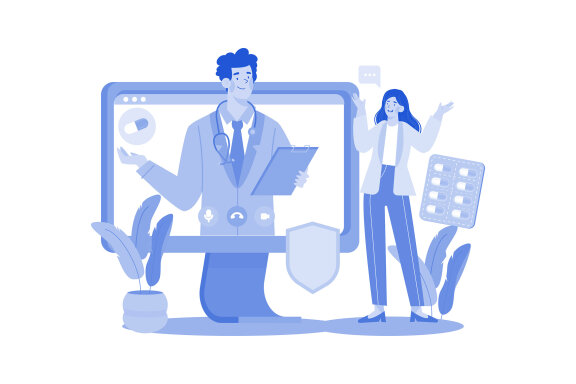 M691_Healthcare & Medical Illustration Pack