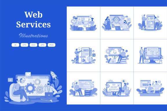 M690_Web Services Illustration Pack