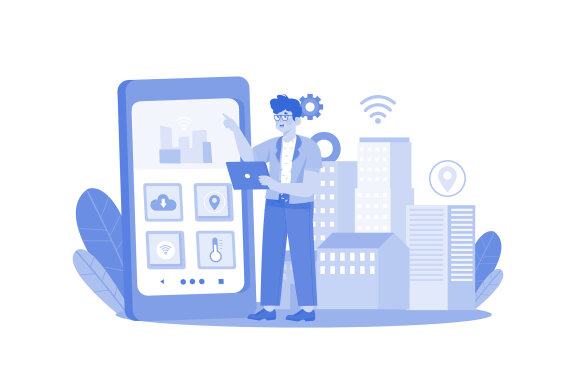 M682_Modern Technology Illustration Pack 2