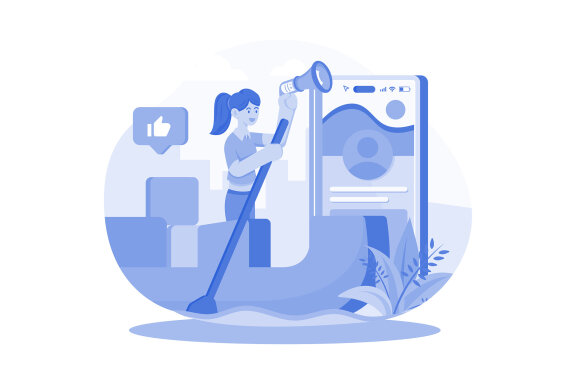 M677_Digital Marketing Illustration Pack