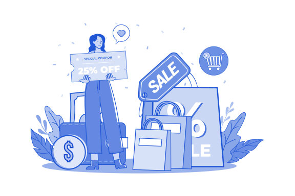 M676_Online Shopping Illustration Pack 1