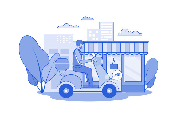 M676_Online Shopping Illustration Pack 2