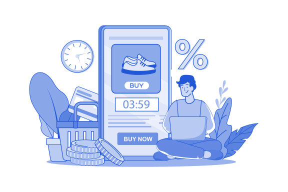 M676_Online Shopping Illustration Pack 2