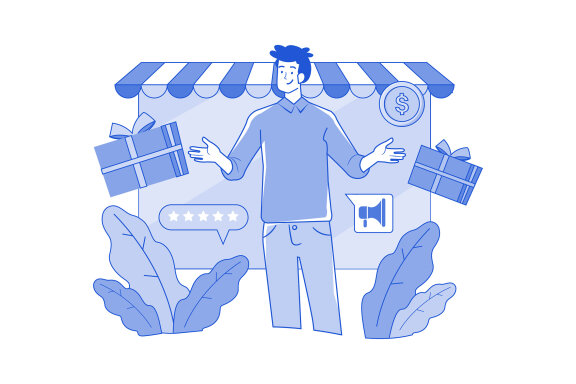M675_Digital Marketing Illustration Pack 2