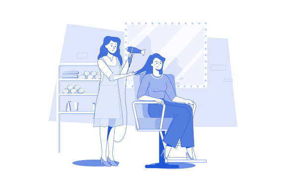 M669_Beauty Salon & Spa Illustration Pack