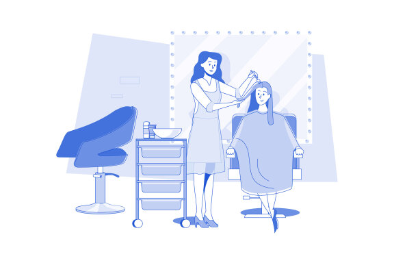 M669_Beauty Salon & Spa Illustration Pack