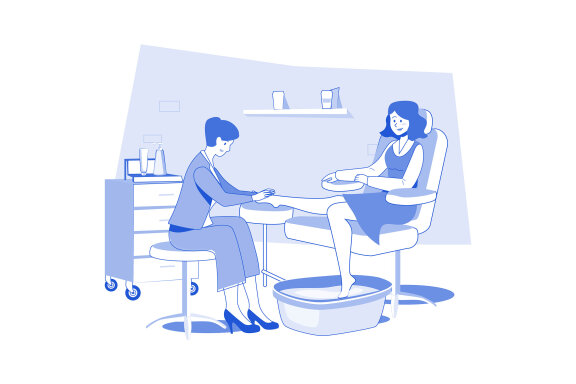 M669_Beauty Salon & Spa Illustration Pack