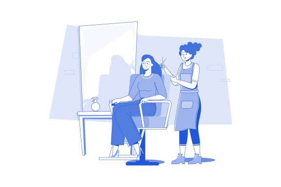 M669_Beauty Salon & Spa Illustration Pack
