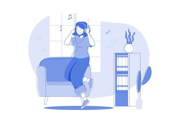 M668_Social Distancing Illustration Pack