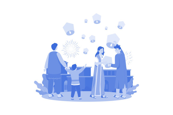 M661_Diwali Celebration Illustration Pack