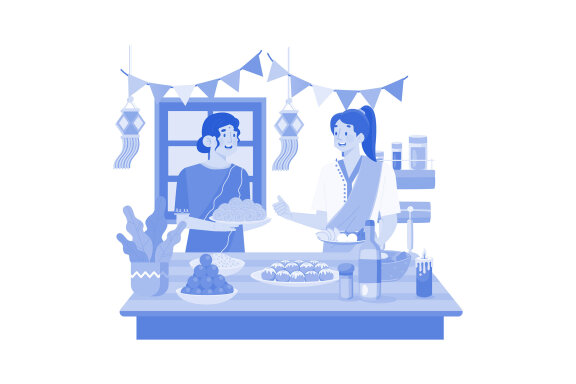 M661_Diwali Celebration Illustration Pack