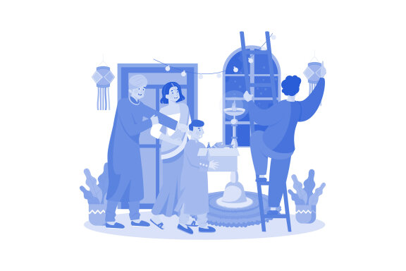 M661_Diwali Celebration Illustration Pack