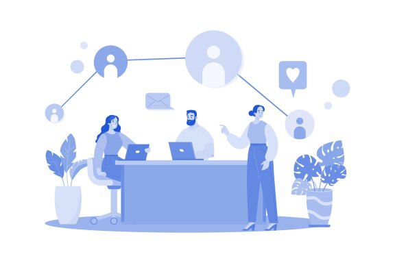 M643_Business Teamwork FREE Illustration Pack