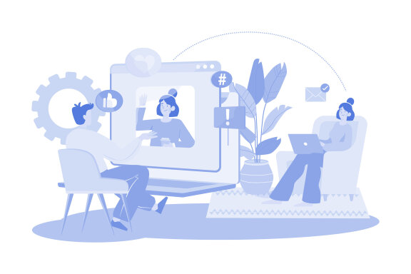 M640_Social Network Illustration Pack