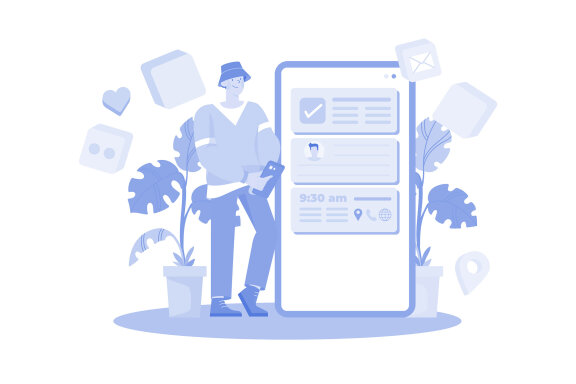 M640_Social Network Illustration Pack