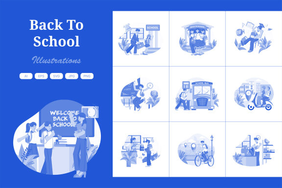 M620_Back To School Illustration Pack 