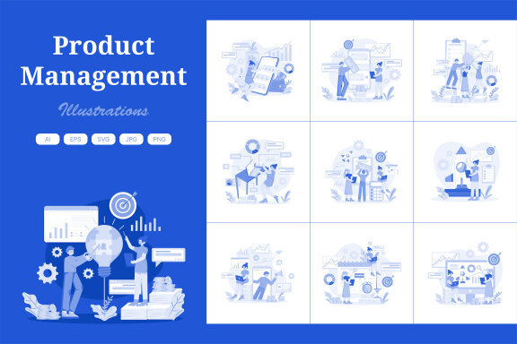 M618_Product Management Illustration Pack