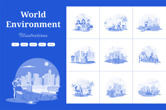 M612_World Environment Illustration Pack