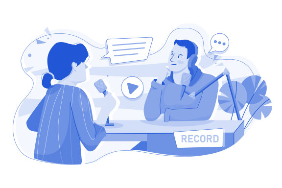 M611_Live Podcast Illustration Pack