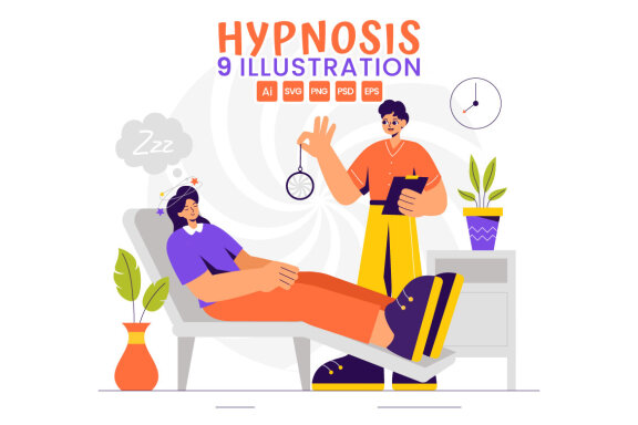 9 Hypnosis Design Illustration