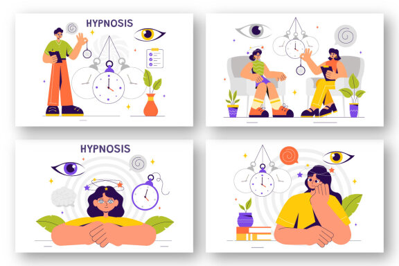 9 Hypnosis Design Illustration
