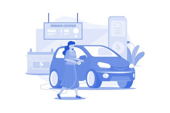 M608_Electronic Vehicle Illustration Pack