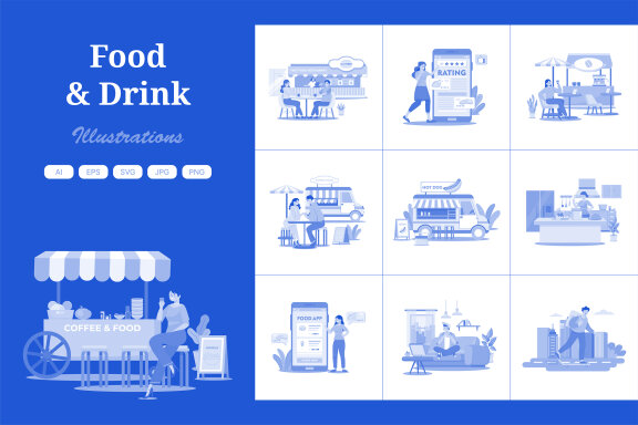 M600_Food And Drink Illustration Pack 2