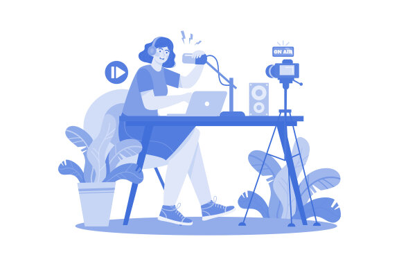 M598_Live Podcast Illustration Pack 2